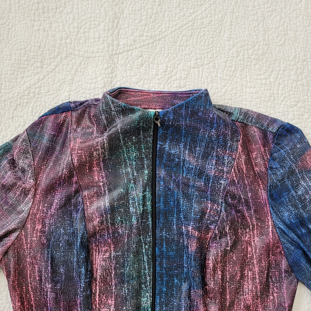 Joseph Ribkoff Abstract Lightweight Jacket - Picture 3 of 9